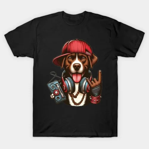Hip hop Dog T-Shirt
