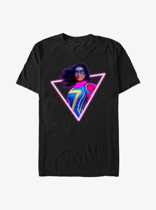 Marvel Ms. Marvel Neon Hero T-Shirt