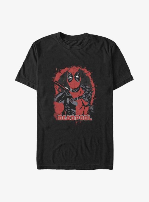 Marvel Deadpool Painted Portrait Big & Tall T-Shirt