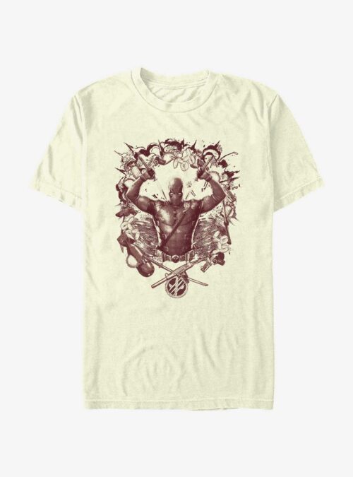 Marvel Deadpool & Wolverine Weapons Explosion T-Shirt