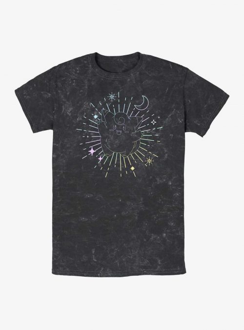 Pokemon Celestial Clefairy Mineral Wash T-Shirt