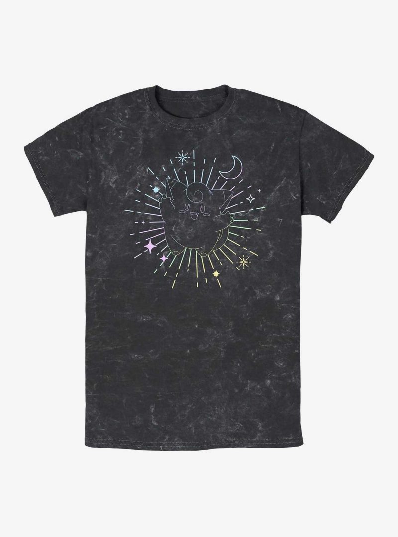 Pokemon Celestial Clefairy Mineral Wash T-Shirt