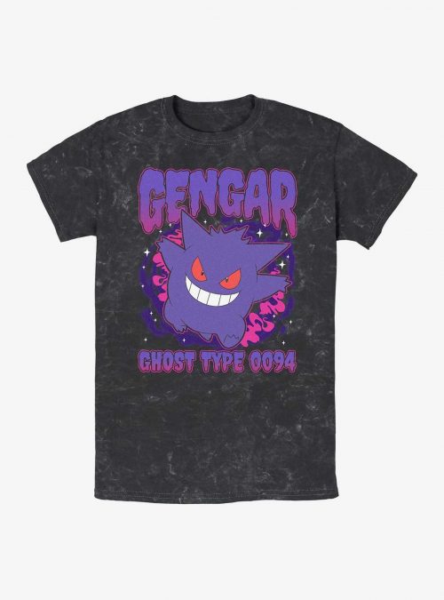 Pokemon Gengar Shadow Pokemon Mineral Wash T-Shirt
