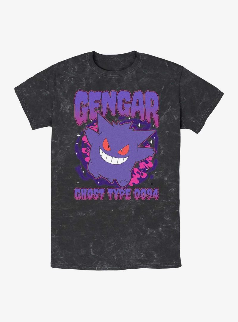 Pokemon Gengar Shadow Pokemon Mineral Wash T-Shirt