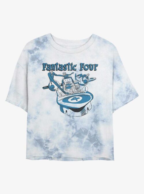 Marvel Fantastic Four Classic Four Tie-Dye T-Shirt