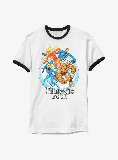 Marvel Fantastic Four Feelin Fantastic Ringer T-Shirt
