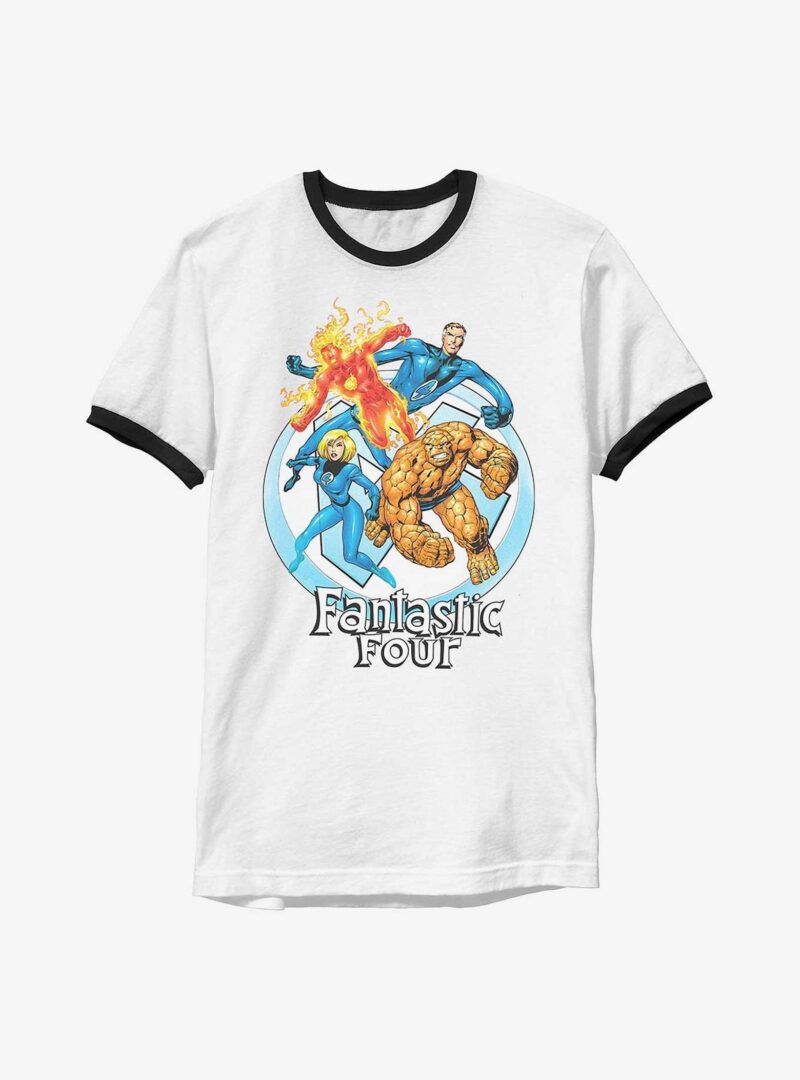 Marvel Fantastic Four Feelin Fantastic Ringer T-Shirt