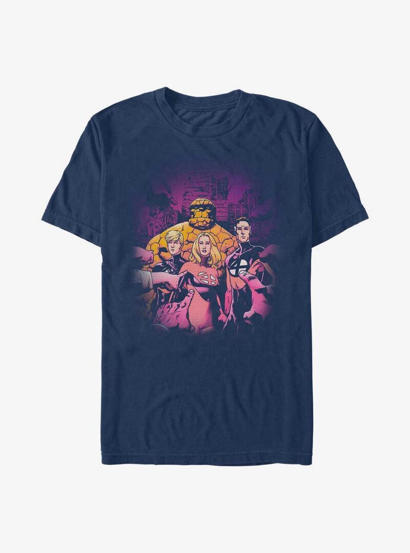 Marvel Fantastic Four Blame Games Garment Dye T-Shirt