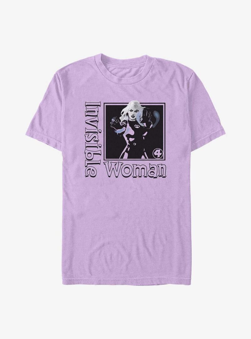 Marvel Fantastic Four Invisible Woman Pose Garment Dye T-Shirt