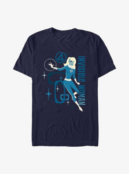 Marvel The Fantastic Four: First Steps Invisible Woman Vintage T-Shirt
