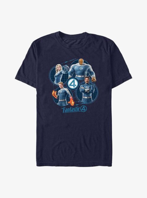 Marvel The Fantastic Four: First Steps Family Team T-Shirt