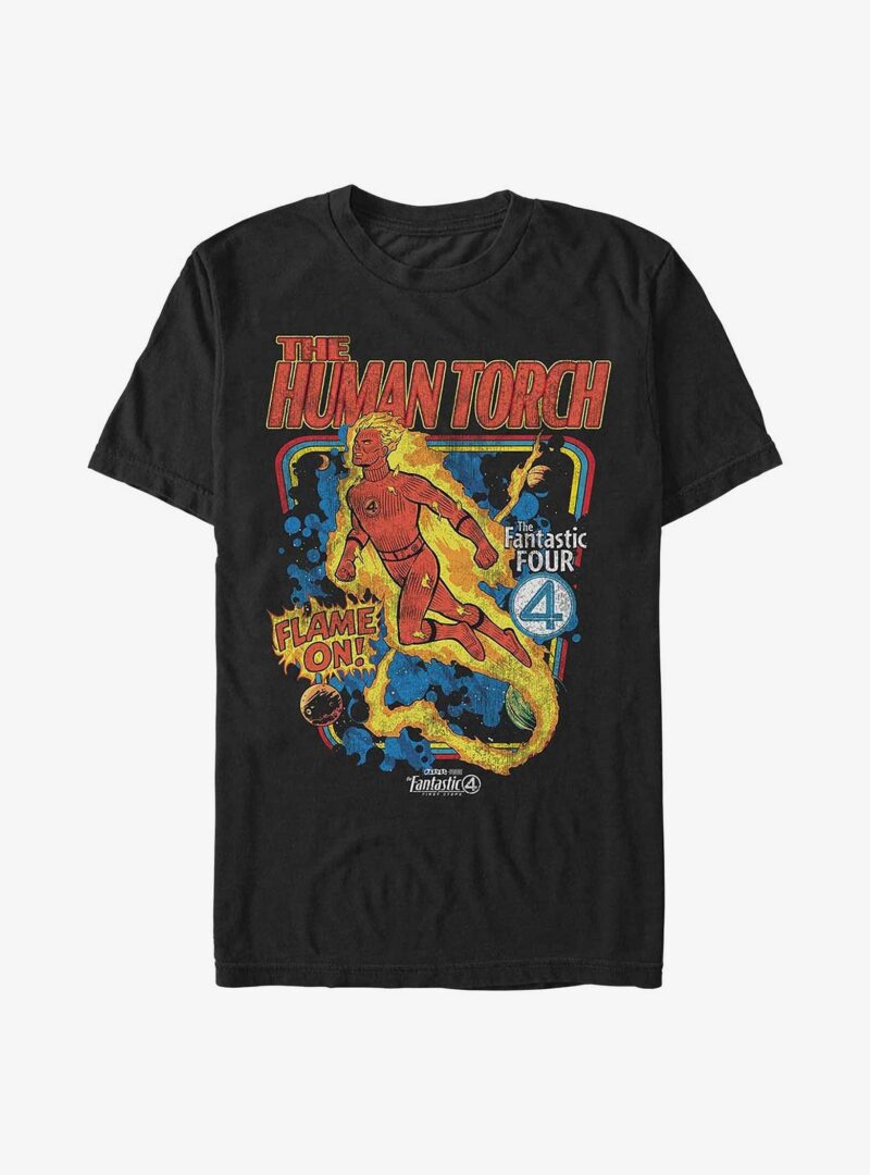 Marvel The Fantastic Four: First Steps Blazing Storm T-Shirt Hot Topic Exclusive