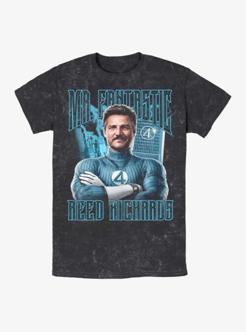 Marvel The Fantastic Four: First Steps Reed Fantastic Mineral Wash T-Shirt Hot Topic Exclusive