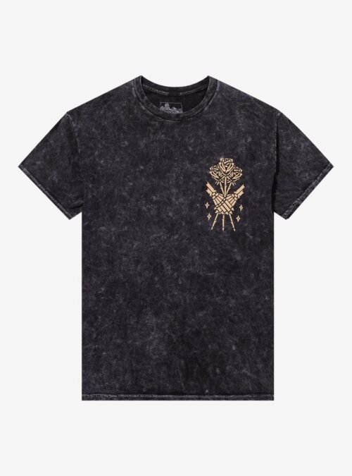 Bad Omens Skeletons Holding Roses Relaxed Fit Girls T-Shirt