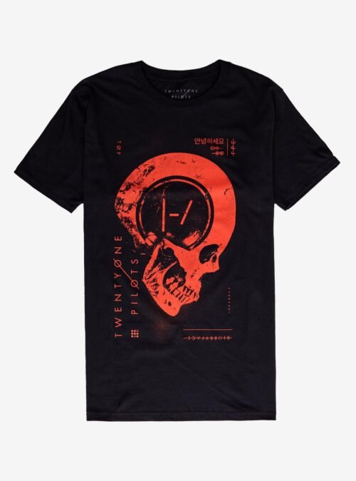 Twenty One Pilots Blurryface Skull T-Shirt