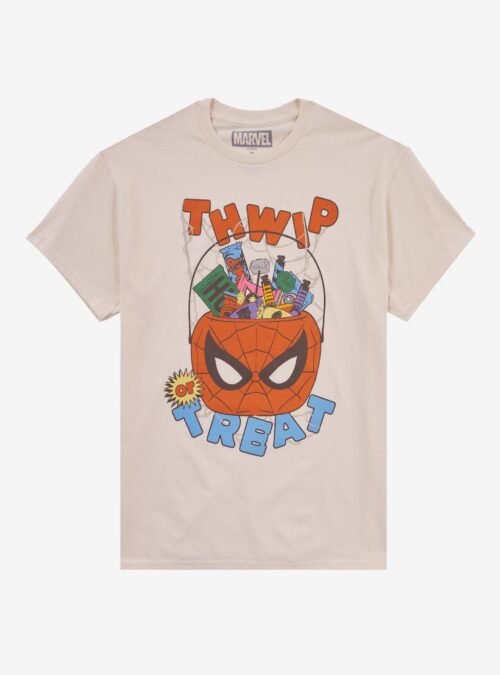 Marvel Spider-Man Thwip Or Treat Girls T-Shirt