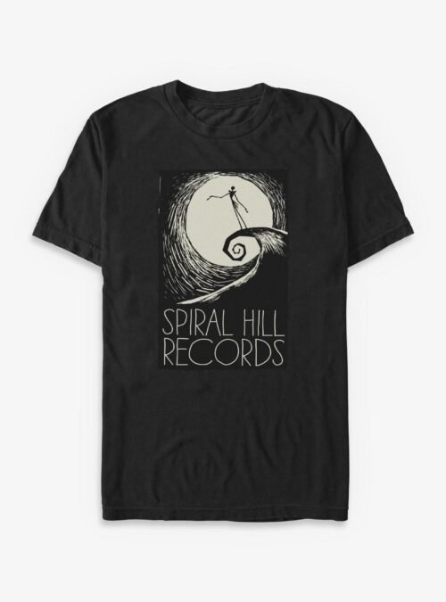 Disney The Nightmare Before Christmas Jack Spiral Hill Records - Black