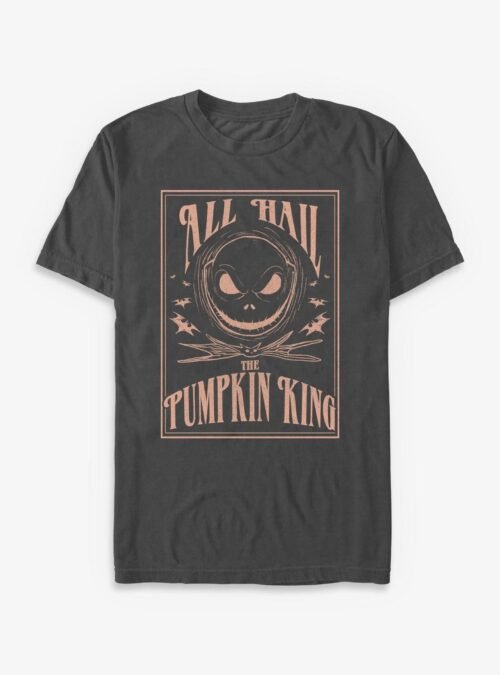 Disney The Nightmare Before Christmas Hail The Pumpkin King - Charcoal
