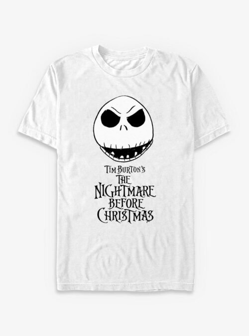 Disney The Nightmare Before Christmas Jack Face - White