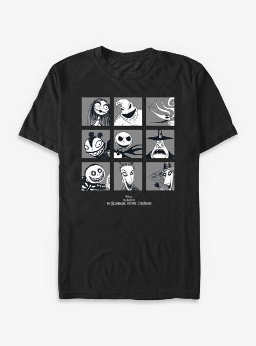 Disney The Nightmare Before Christmas Grid - Black