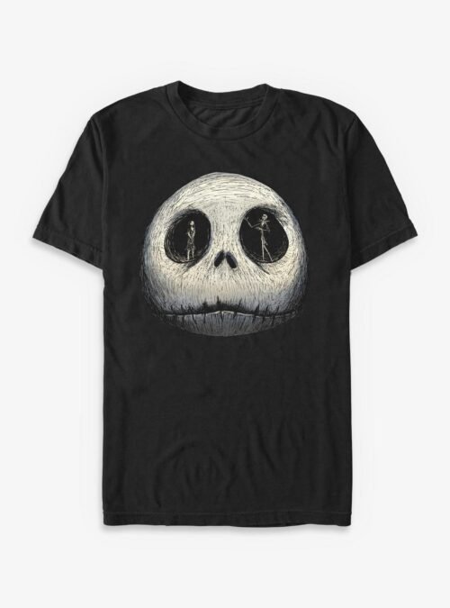 Disney The Nightmare Before Christmas Jack & Sally Inside Eyes - Black