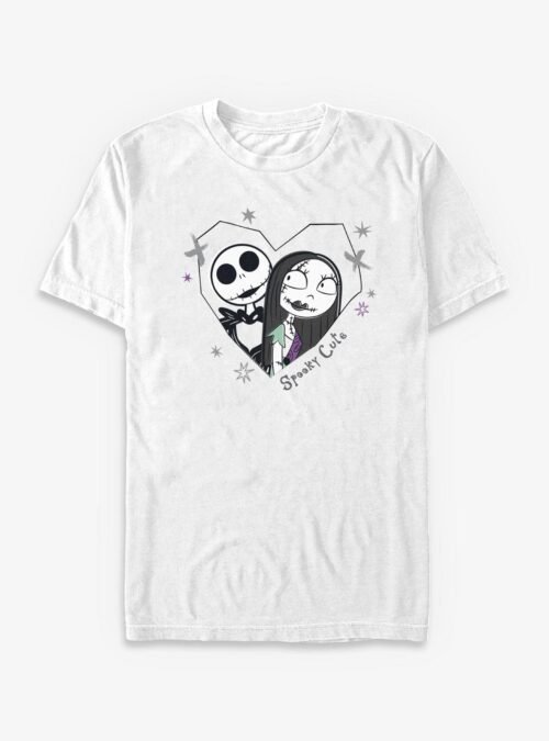 Disney The Nightmare Before Christmas Jack & Sally Spooky Cute - White