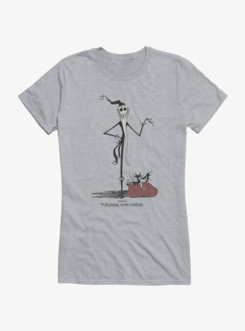 Disney The Nightmare Before Christmas Santa Girls T-Shirt Hot Topic Exclusive