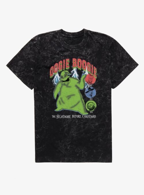 Disney The Nightmare Before Christmas Oogie Boogie Mineral Wash T-Shirt Hot Topic Exclusive